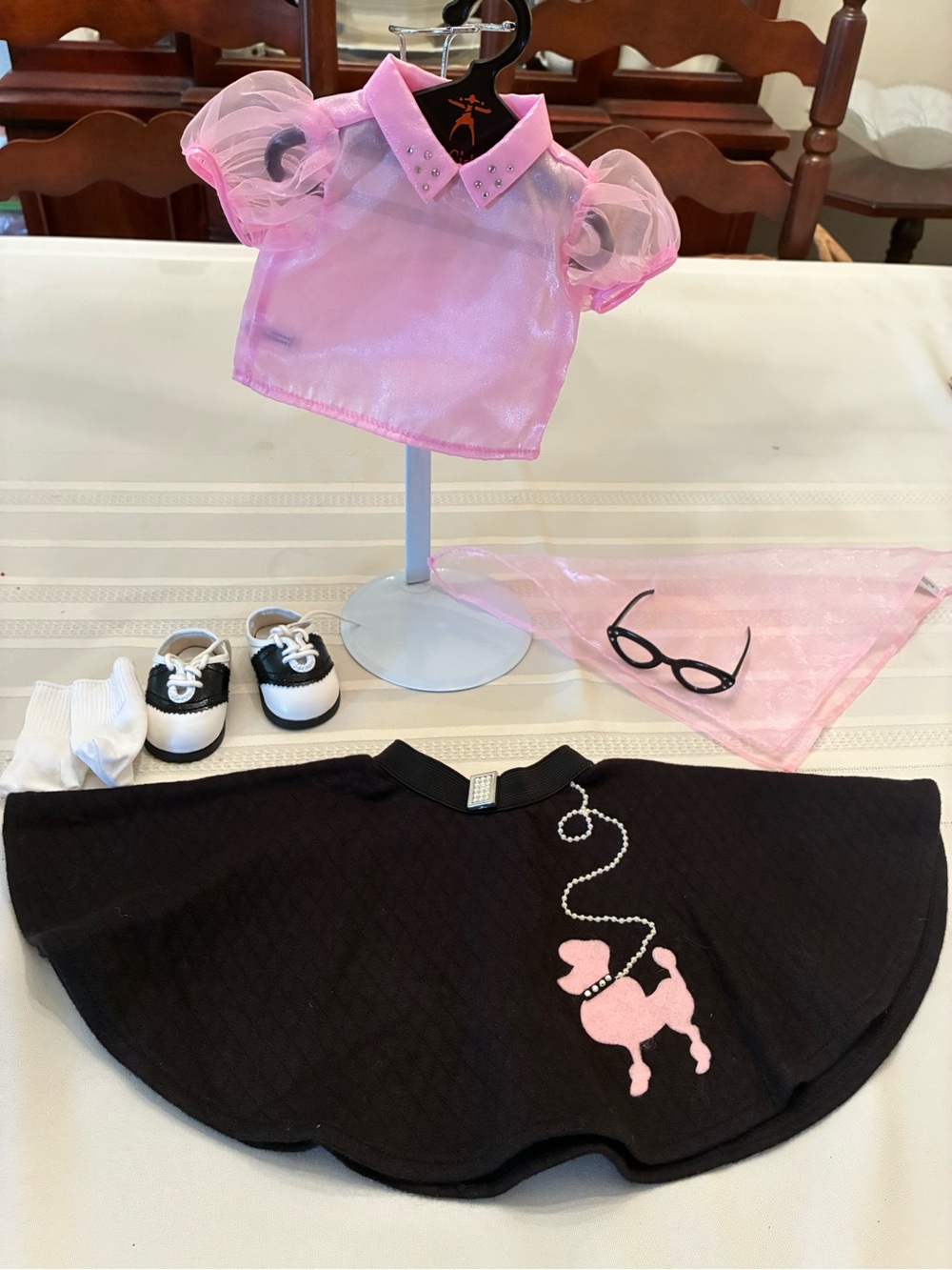 American Girl Pleasant Company Sock Hopper Outfit Full Pristine